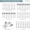 Chefs 18/10 Stainless Steel 44pc Flatware Set, Service for 8, Harlow - 2 of 4