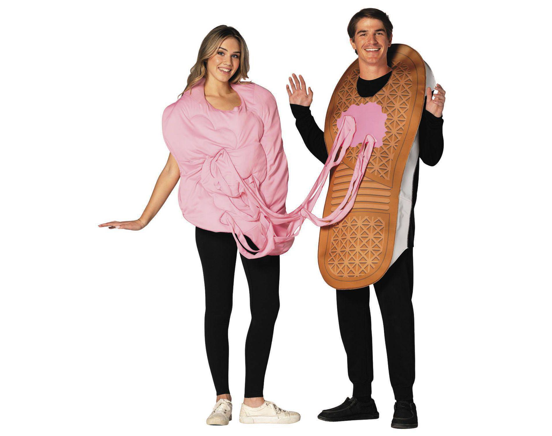 Imposta Costumes Adult Sneaker with Stuck Gum Couples' Costume Bodysuits One Size