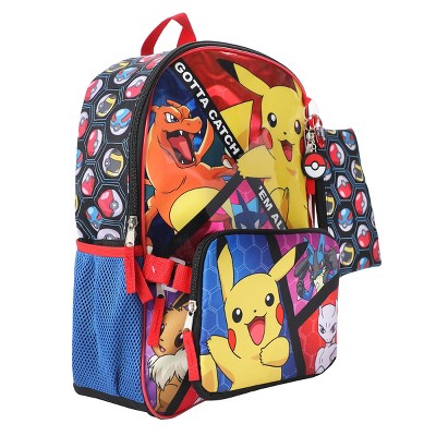 Pokemon Trainer Gotta Catch 'Em All Youth 5-Piece Backpack Set - image 4