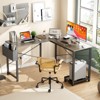 JIONJOY 50  Wide Reversible L-Shape Desk with Storage Bag - 2 of 4