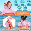 SUN CUBE Kids Changing Robe Surf Beach Towels, Quick Dry Wearable Towel Hood Pocket, Wetsuit Changing Cape for Toddler Boys Girls Teen 3-12 - 4 of 4