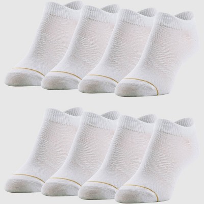 All Pro Women's 6+2 Bonus Pack No Show Double Tab Athletic Socks - 4-10