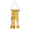Set of 4 Macrame Mini Wall Hangings Cotton & Wood by Foreside Home & Garden - 4 of 4