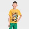 Boys' Bowser 2pc Pajama Set - Yellow - 3 of 4