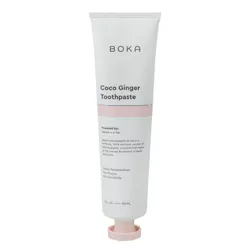 Boka Nano-Hydroxyapatite for Re-Mineralizing and Sensitivity Natural Toothpaste - Coco Ginger - 4oz