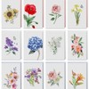 Dessie 100 Unique Blank Floral Note Cards with Envelopes 4” x 6” - 4 of 4
