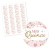 Big Dot of Happiness Mis Quince Anos - Quinceanera Sweet 15 Birthday Party Circle Sticker Labels - 24 Count - 2 of 4