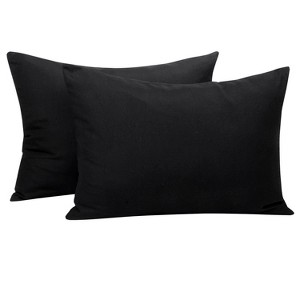 2 Pack Brushed Microfiber Zippered Toddler Pillowcases, Super Soft and Cozy Travel Pillow Cases - NTBAY - 1 of 4