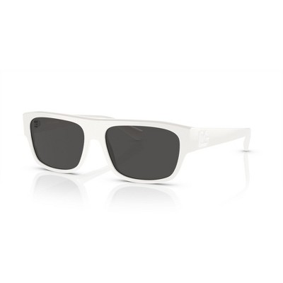 Dolce & Gabbana DG 4455 331287 Mens Pilot Sunglasses White 57mm