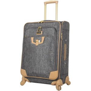 Nicole Miller Paige Softside Spinner 24" Expandable with 4 wheel Suitcase - 1 of 1