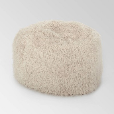 Lachlan Furry Bean Bag Lavender - Christopher Knight Home