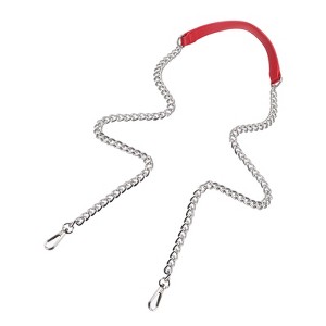 Unique Bargains Metal Corrosion-Resistant PU Leather Purse Flat Chain Strap - 1 of 4