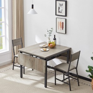 Farmhouse Folding Dining Table For Dining Room, Living Room - ModernLuxe - 1 of 4