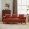78'' Upholstered 3-Seater Sofa with 3 Plush Pillows for Living Room, Bedroom, or Apartment - 2 of 4