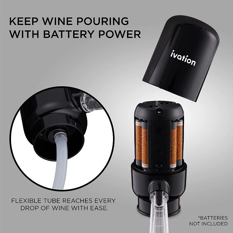 Ivation Wine Aerator Pourer Spout, Electric Wine Dispenser Machine, 2 of 7