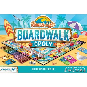 MasterPieces Opoly Family Board Games - Beach Life Boardwalk Opoly - 1 of 4