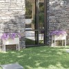 vidaXL Garden Planter Set of 2 White Solid Pinewood Standard Durable - 2 of 4