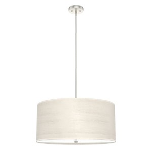 Hunter Fans 24" Solhaven Ceiling Light Brushed Nickel Finish - Modern 4-Light Pendant for Dining Room or Living Space - 1 of 1