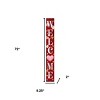 HomeRoots 72" Pink Red And White Solid Wood Welcome Valentine's Day Heart Porch Sign - 3 of 4