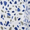 Terrazzo PEVA Shower Curtain Blue - SKL Home: Geometric Design, Molded PEVA, Machine Washable - image 2 of 3