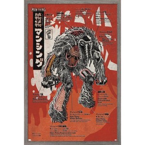 Trends International Marvel Comics: Man-Thing: Marvel Monsters #1 Framed Wall Poster Prints - 1 of 4