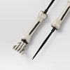 2pk Skeleton Feet Halloween Decorative Yard Stakes - Hyde and EEK! Boutique™: Lawn Decorations, Off-White - 4 of 4