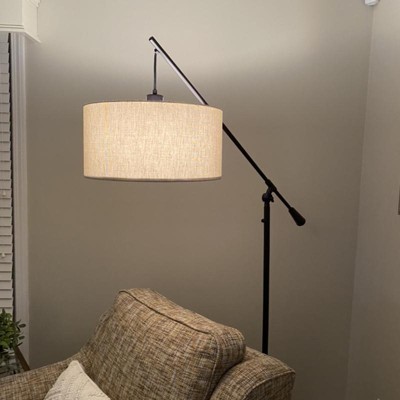 Cantilever drop pendant floor deals lamp antique brown