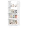 Tall Wooden Children's Bookcase, Storage Book Rack for Kids Room, Nursery, Bedroom, Living Room, White - 4 of 4