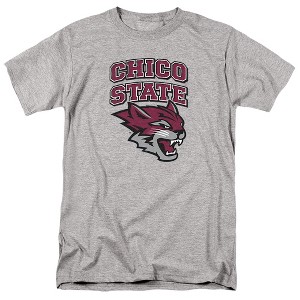 Men's California State University Chico Official Stacked T-Shirt - 1 of 4