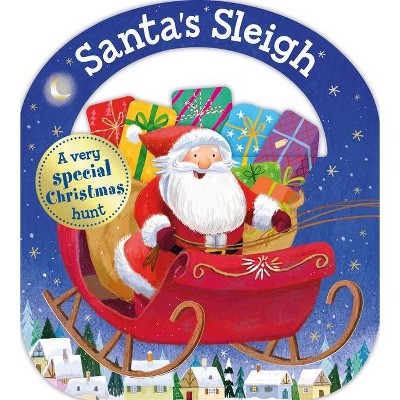 Carry-Along Tab Book: Santa's Sleigh - (Carry Along Tab Books) by  Roger Priddy (Board Book)