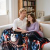 Tirrinia US Flag Fleece Throw Blanket, Super Soft Cozy Fleece Plush Throw TV Blanket, Patriotic Living Room Decor Blanket for Memorial Day - 2 of 4