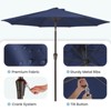 HYLEORY 10 ft Outdoor Market Patio Umbrella with Push Button Tilt, Easy Crank - 4 of 4