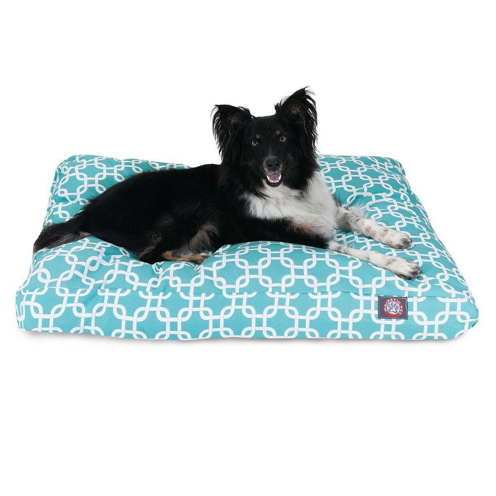 Photos - Bed & Furniture Majestic Pet Links Rectangle Dog Bed - Teal - Medium - M 