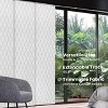 86"x96" Chicology Light Filtering Panel Track Diamond Blind White - 2 of 4