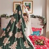 Flannel Christmas Throw Blanket for Couch, Christmas Decorations Gifts for Women, Warm Throw Blanket. - 3 of 4