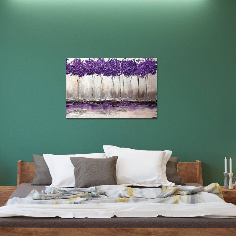 Purple Summer by Osnat Tzadok Unframed Wall Canvas - iCanvas, 6 of 7