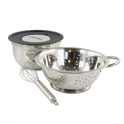 Oster Tobias Stainless Steel 27-Piece Cooking Tool Set with Lids