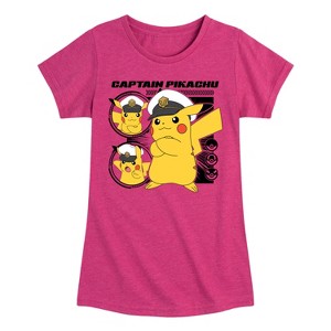 Girls' - Pokémon - New Horizons Fitted Short Sleeve Graphic T-Shirt - 1 of 4