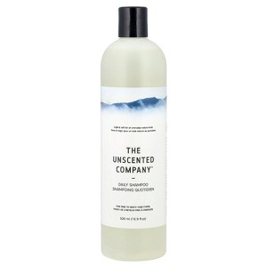 The Unscented Company Daily Shampoo, For Fine to Wavy Hair Types, Fragrance Free, 16.9 fl oz (500 ml) - 1 of 3