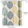 Americanflat 71" x 74" Shower Curtain, Leaves Multicolor by Lisa Nohren - 2 of 4