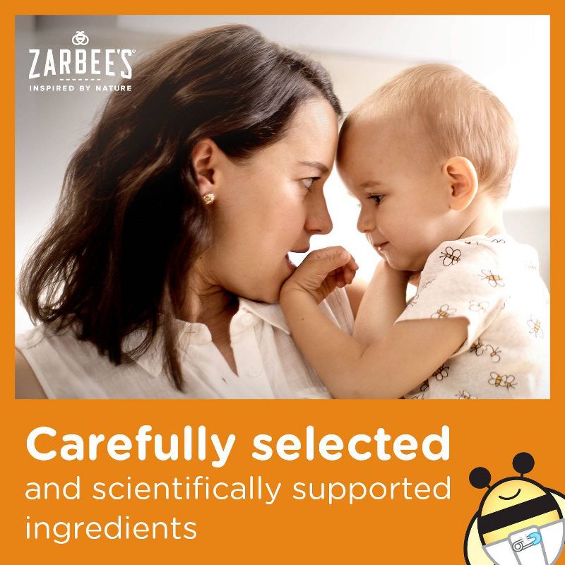 Zarbee&#39;s Baby Soothing Cough Syrup with Dark Honey - Natural Peach &#38; Honey Flavor - 2 fl oz, 6 of 11