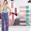 Daresay Women's Flannel Pajama Pants With Pockets- Set of Pajama Pants for Women, Soft, Comfy, Plaid Pants for Lounge & Sleep, Pack Of 3 - 2 of 4