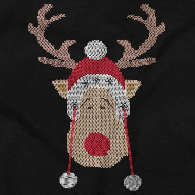 Christmas Rudolph Reindeer Stitch Sweatshirt for Men or Women Brisco Brands