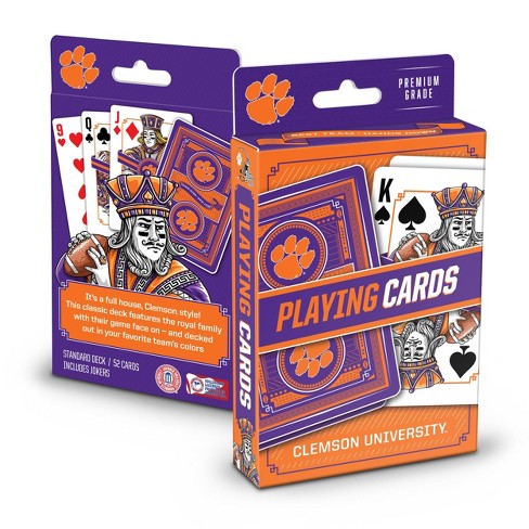 Ncaa Clemson Tigers Classic Series Playing Cards : Target