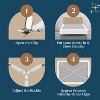 FeelAtHome Sheet Straps Holder with Clips, Bedding Sheet Fasteners Fitted for All Mattresses - 2 of 4