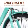 24 & 26 Inch Beach Cruiser Bike for Women, Womens Bike with Basket 1 Speed, Step Through Bikes - 4 of 4