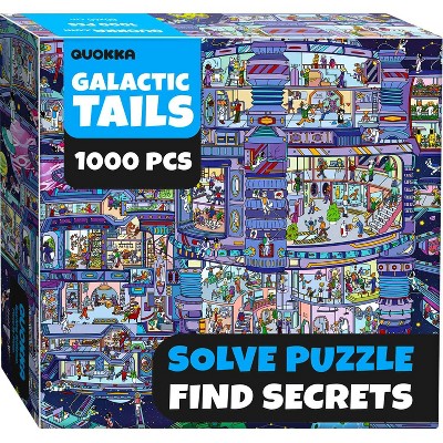 QUOKKA 1000 Piece Jigsaw Puzzle for Adults - Premium Box Packaging with Extra Fun Challenges