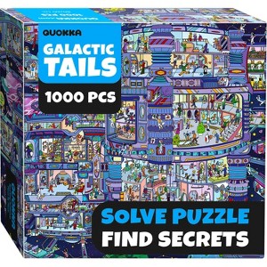QUOKKA 1000 Piece Jigsaw Puzzle for Adults - Premium Box Packaging with Extra Fun Challenges - 1 of 4