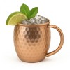 Set of 2 Modern Home Authentic 100% Solid Copper Hammered Moscow Mule Mug - Handmade in India - 2 of 4