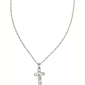 Elegant Cross Pendant Necklace Stylish Jewelry for Women - 1 of 4